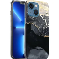 iPhone 13 - Marmor & Sand Design Hülle