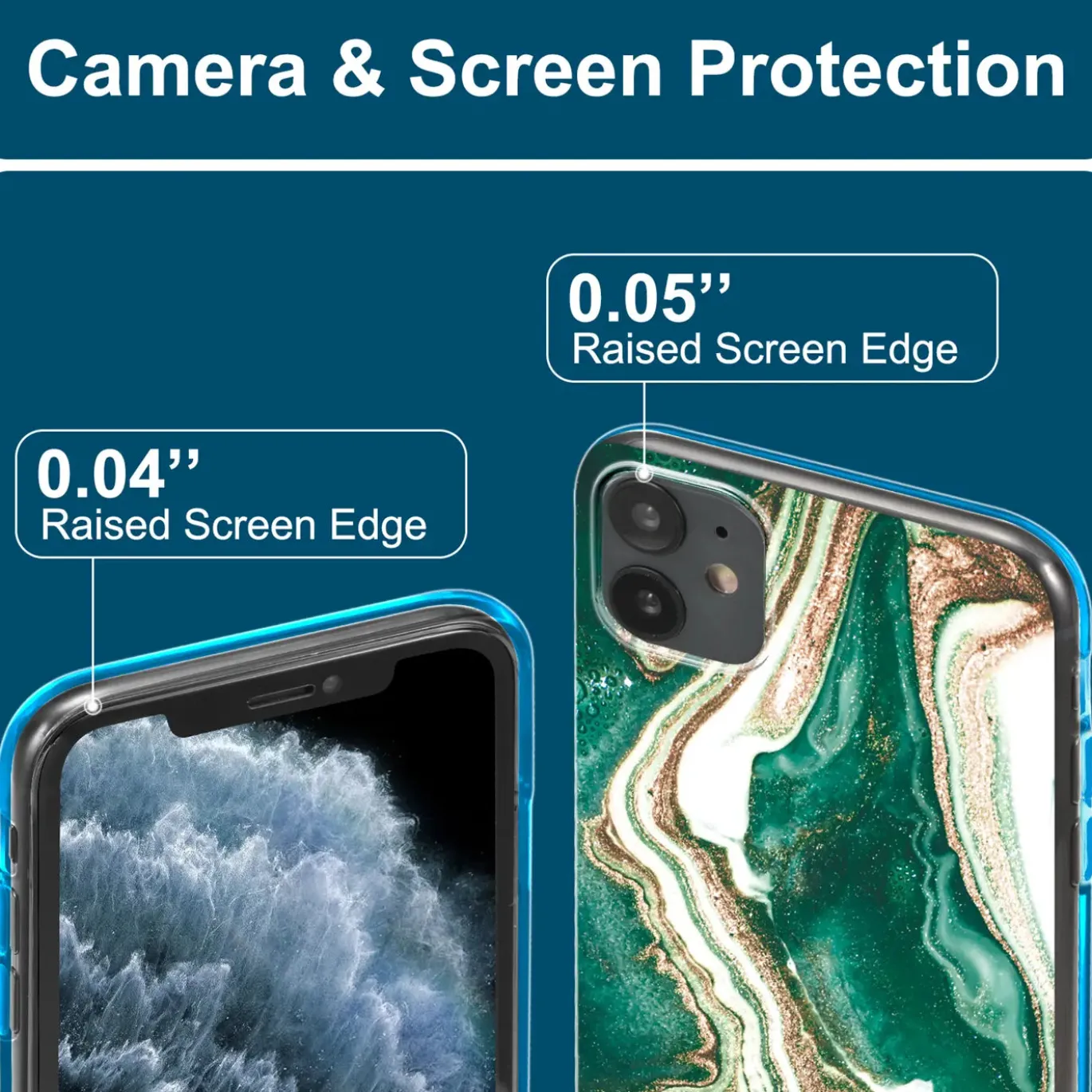 iPhone 13 - Marmor & Sand Design Hülle