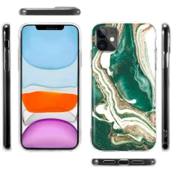 iPhone 13 - Marmor & Sand Design Hülle