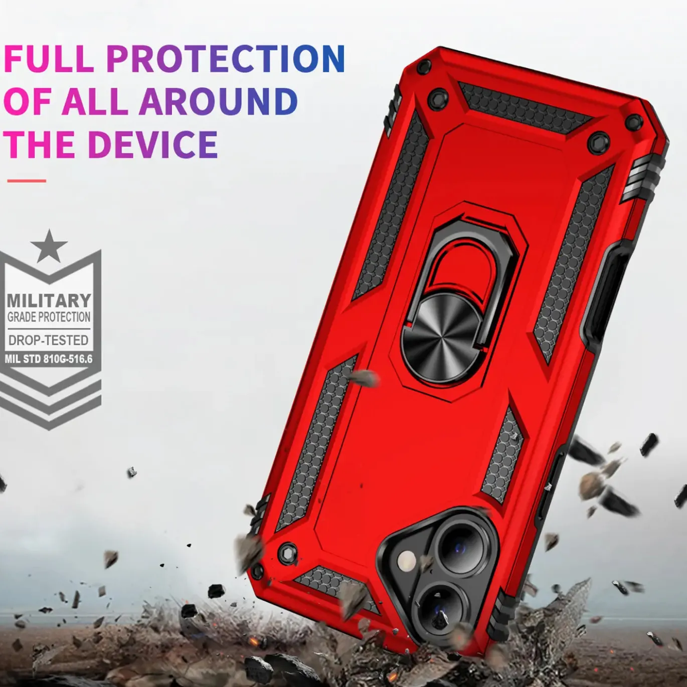 iPhone 17 - Outdoor Hardcase mit Ringhalter