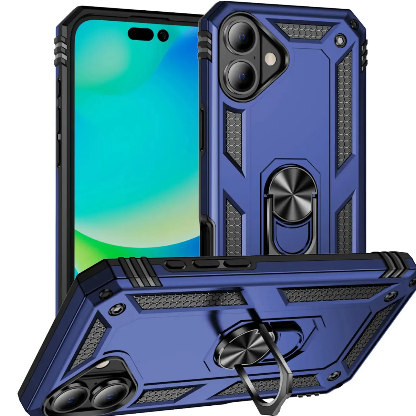 iPhone 16 - Outdoor Hardcase mit Ringhalter