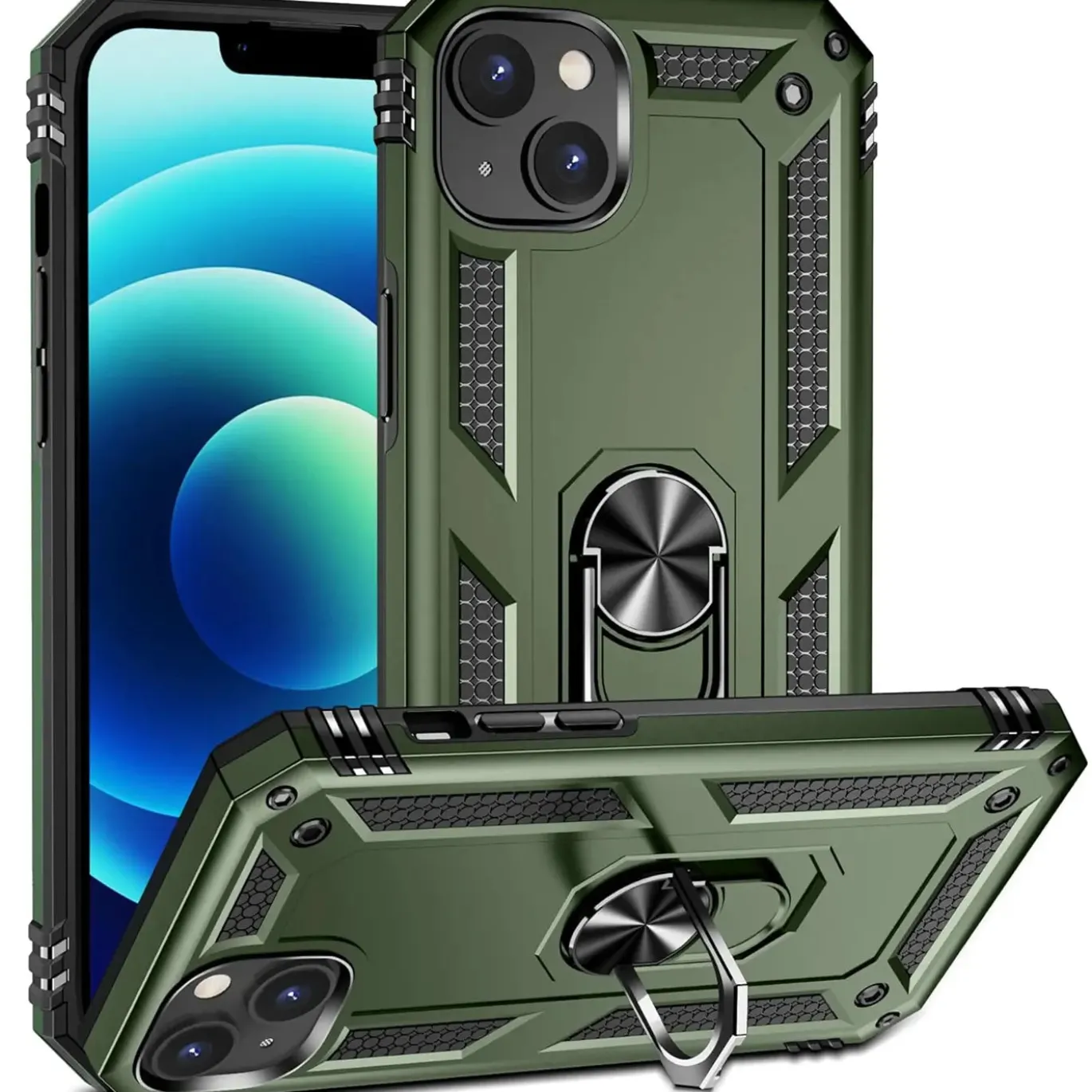 iPhone 15 - Outdoor Hardcase mit Ringhalter