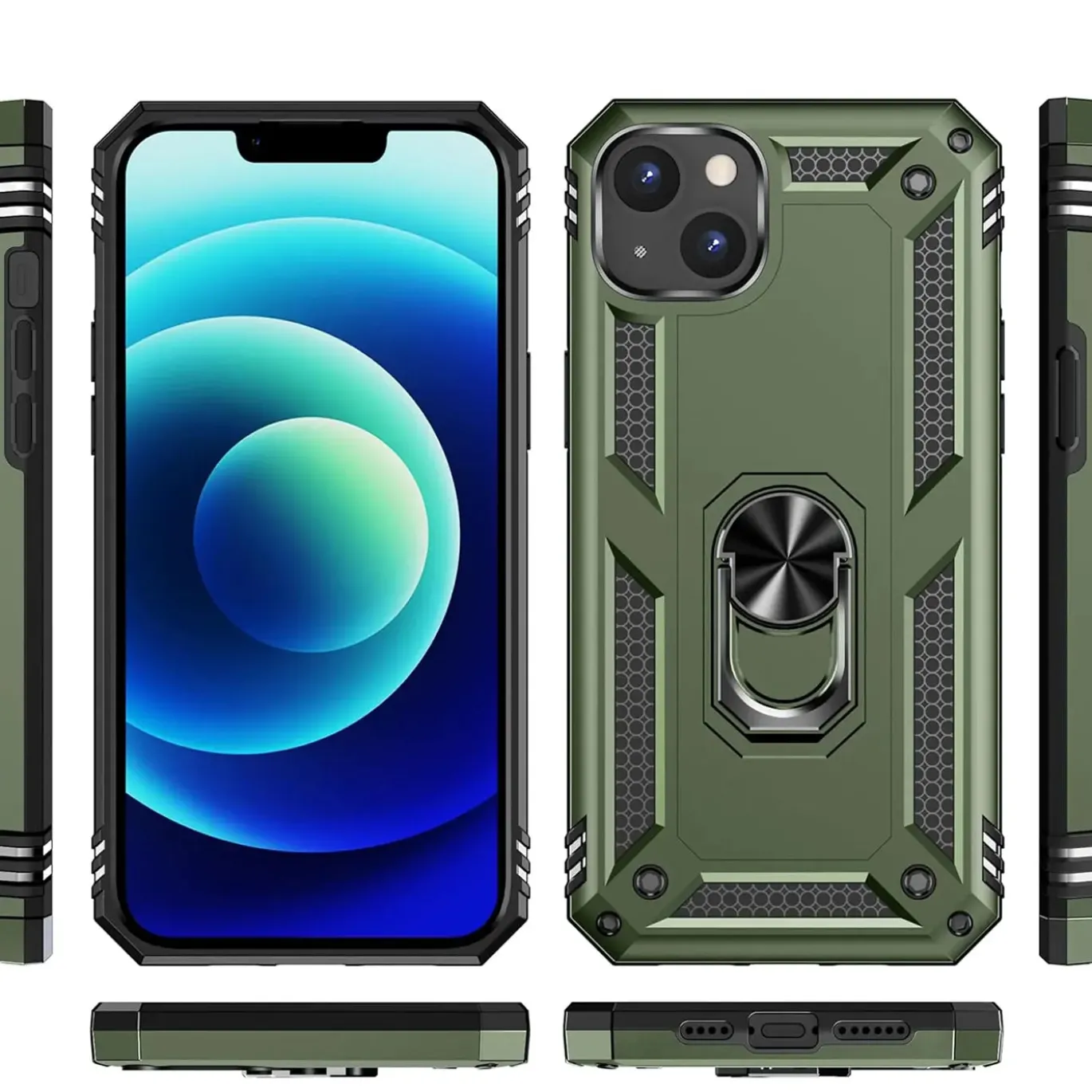 iPhone 15 - Outdoor Hardcase mit Ringhalter