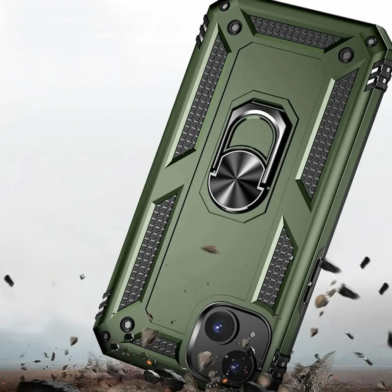 iPhone 15 - Outdoor Hardcase mit Ringhalter