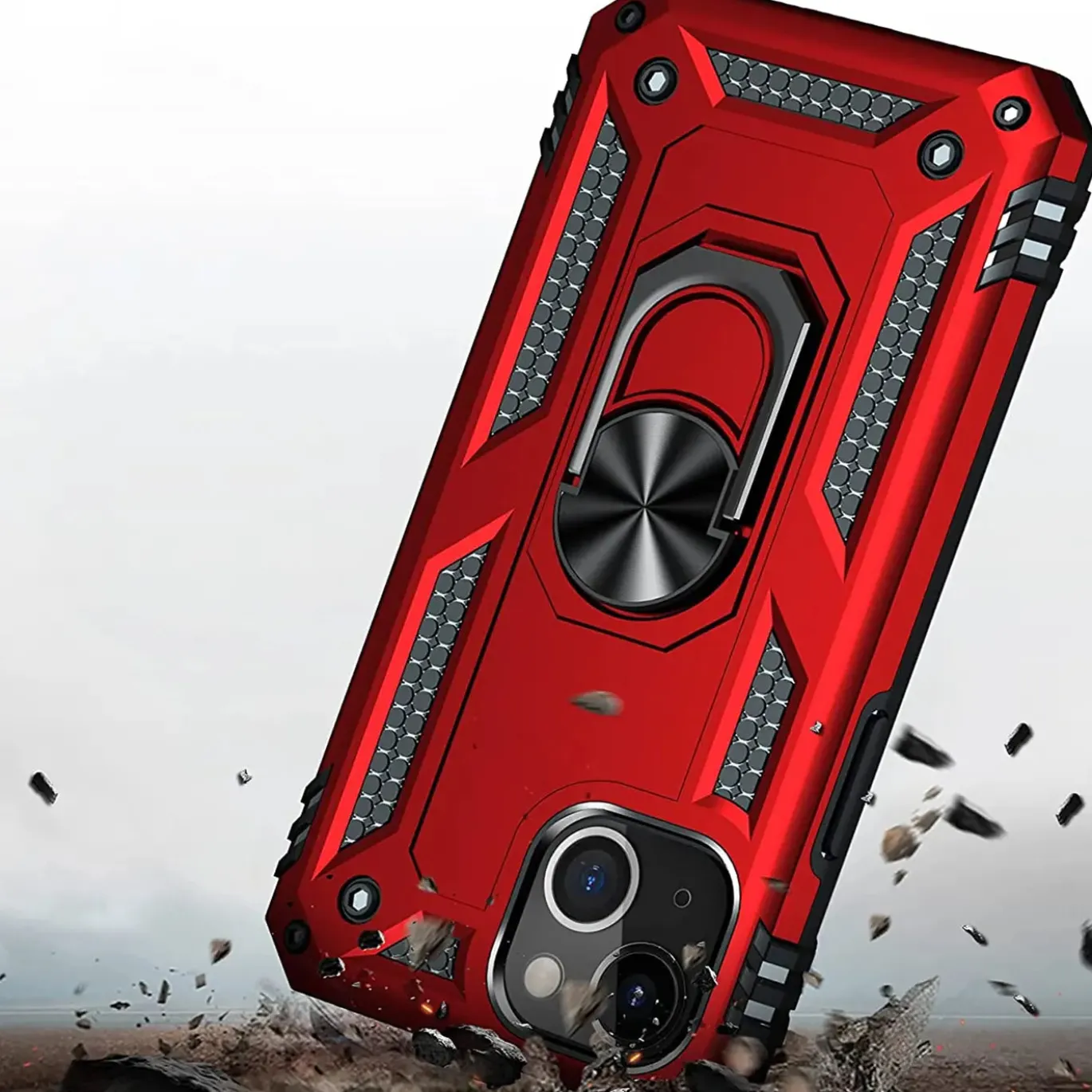 iPhone 15 - Outdoor Hardcase mit Ringhalter