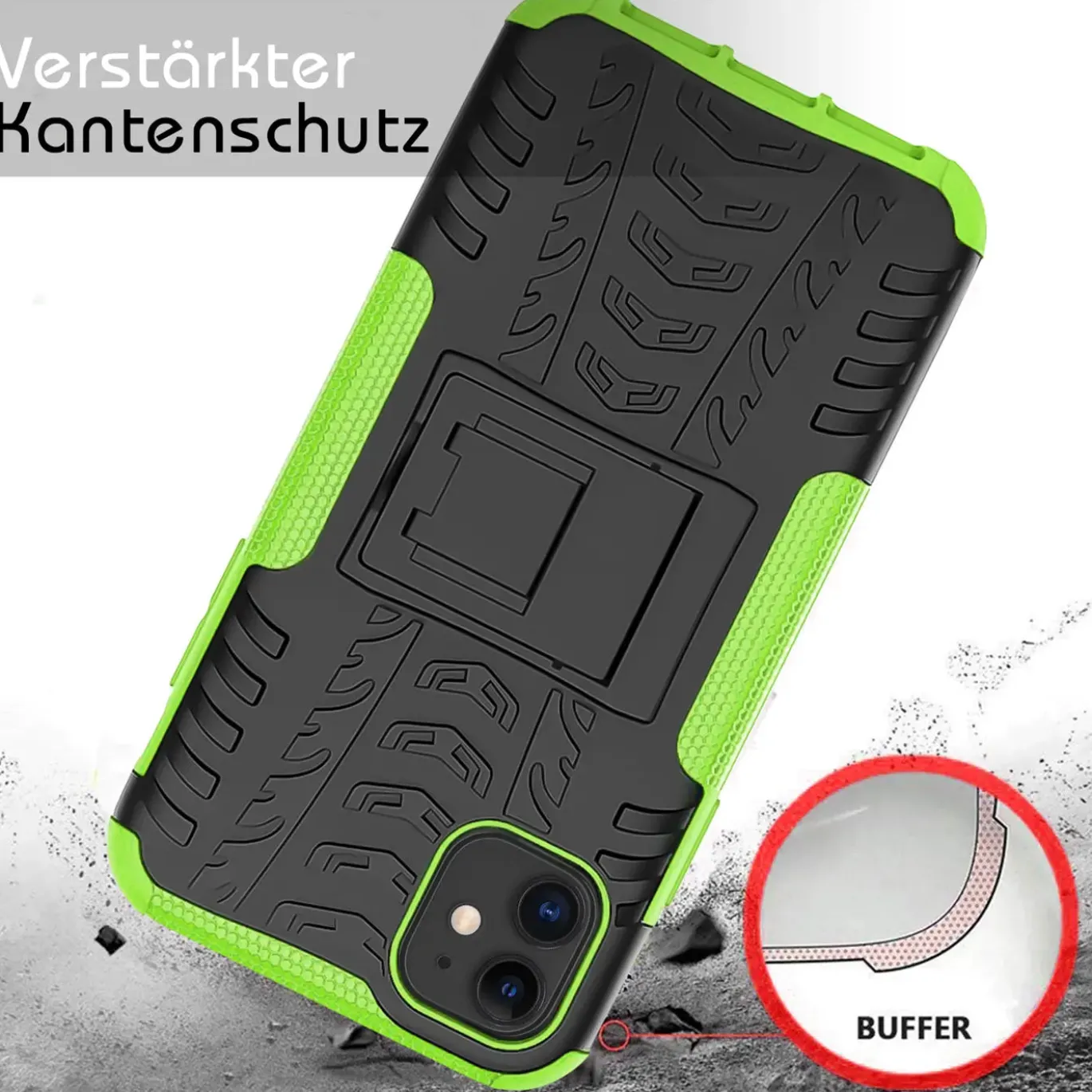 iPhone 11 - Outdoor Hülle 2-teiliges Schutzcase