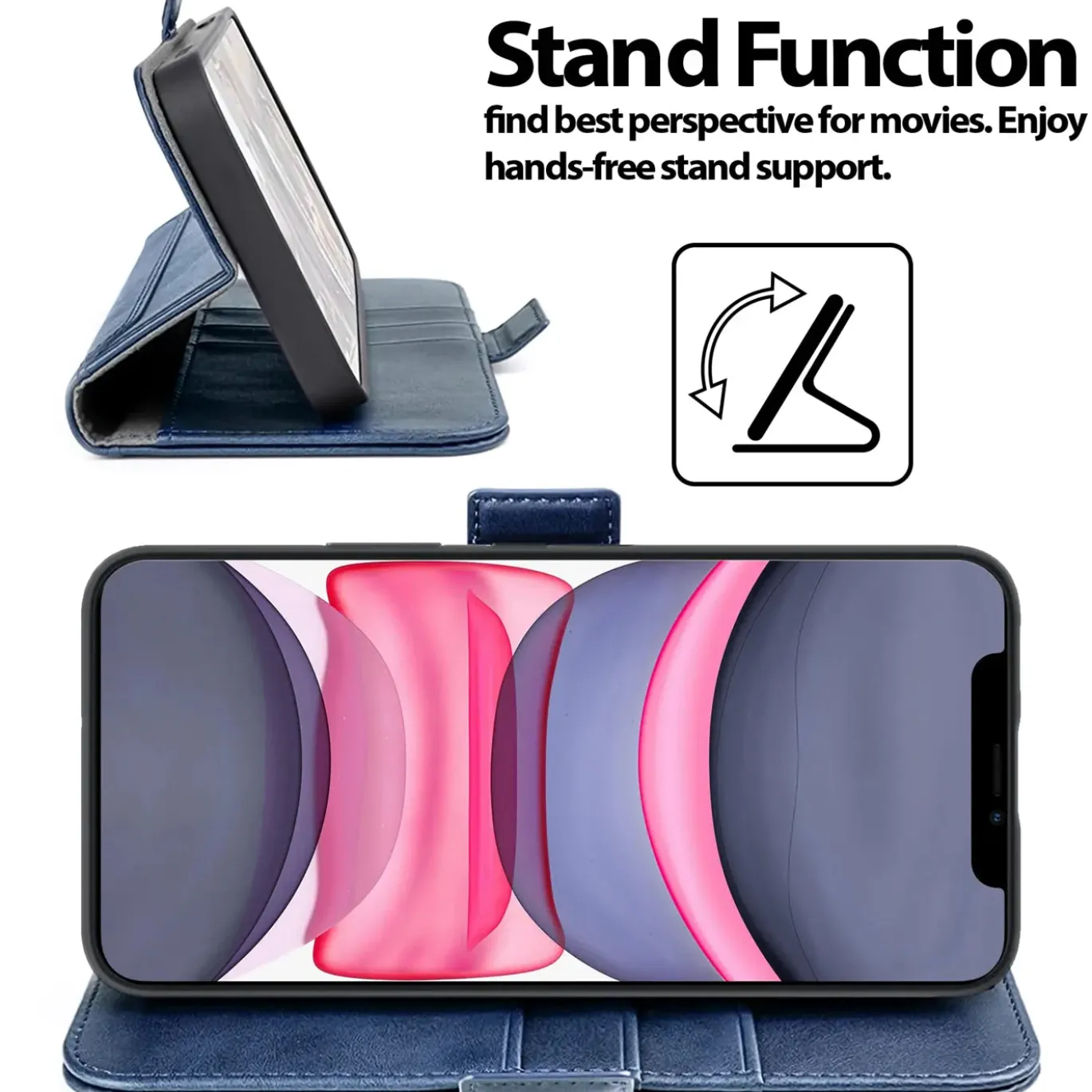 iPhone 11 - Robuste Klapphülle mit RFID Block