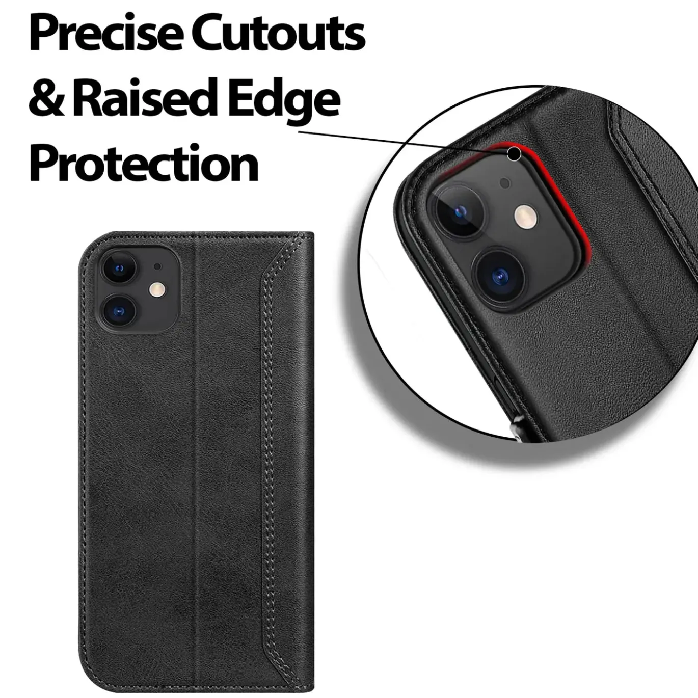iPhone 11 - Robuste Klapphülle mit RFID Block