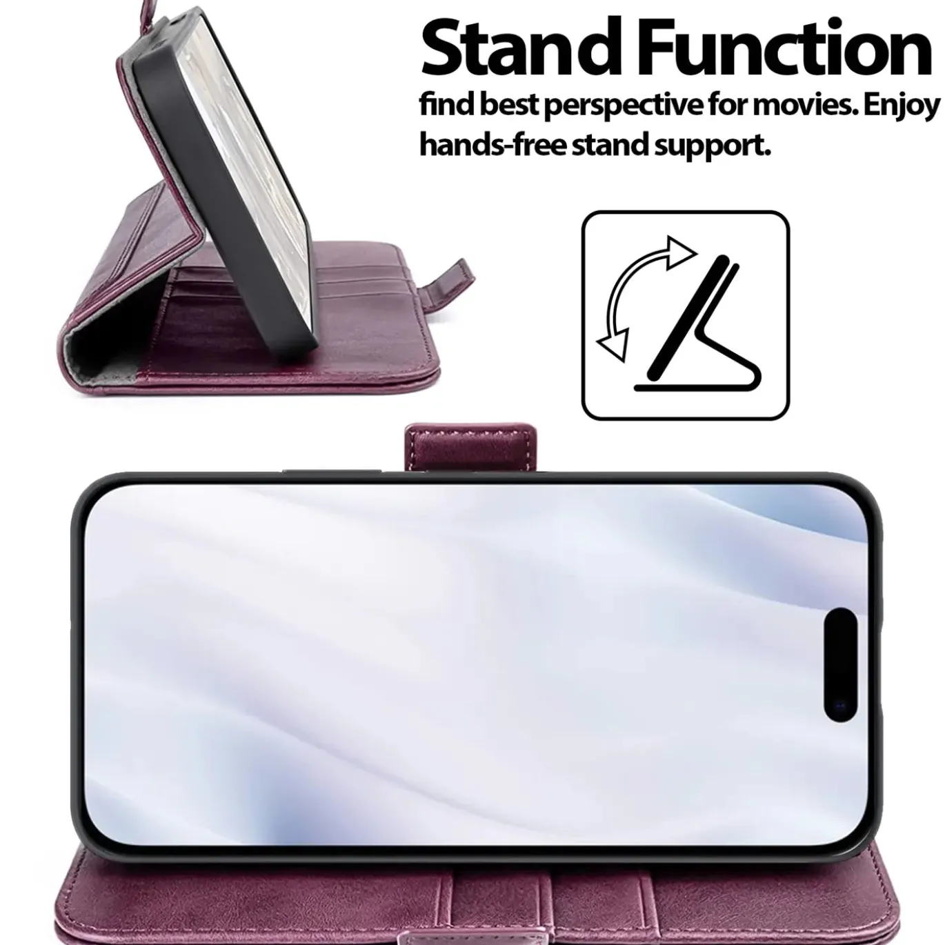 iPhone 17 - Robuste Klapphülle mit RFID Block