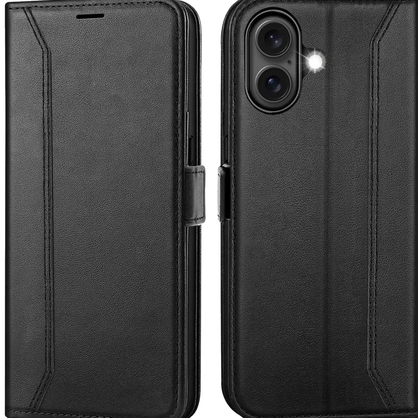 iPhone 16 - Robuste Klapphülle mit RFID Block