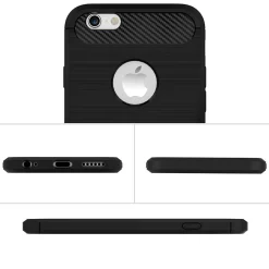 iPhone 6 / 6S - Carbon Case Hülle, stoßfest