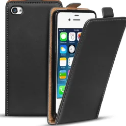 iPhone 4 / 4S - Flip Hülle, horizontal klappbar