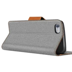 iPhone 6 / 6S - Jeanslook Klapphülle mit Kartenfach
