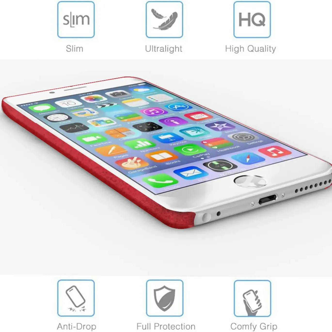 iPhone 6 / 6S - PU Hartschale Handyhülle