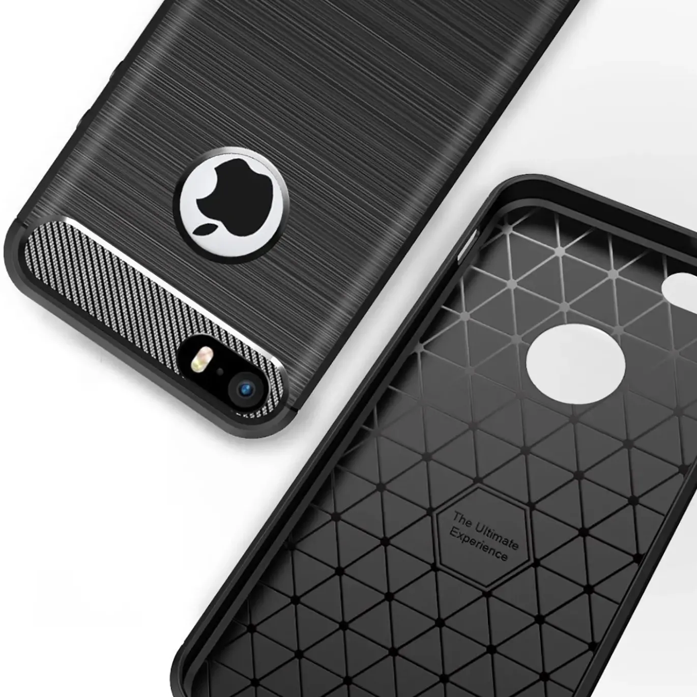 iPhone 5 / 5S / SE - Carbon Case Hülle, stoßfest