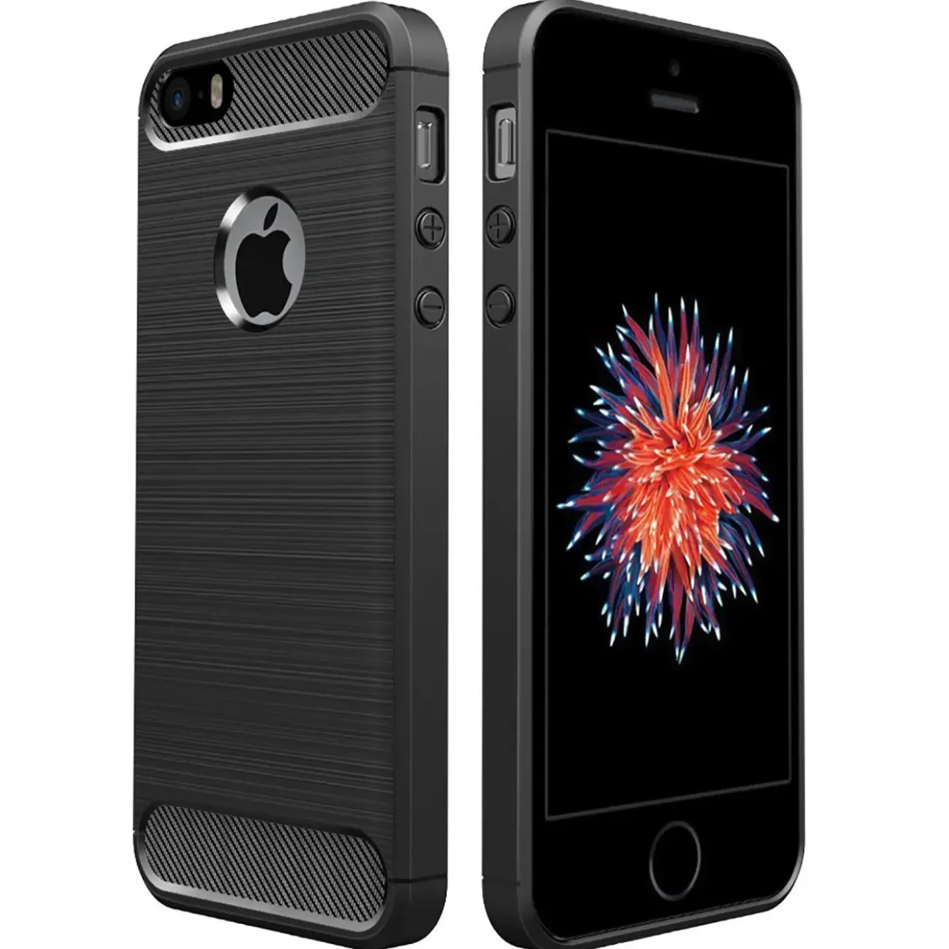 iPhone 5 / 5S / SE - Carbon Case Hülle, stoßfest