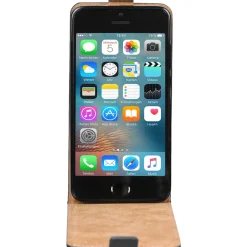 iPhone 5 / 5S / SE - Flip Hülle, horizontal klappbar