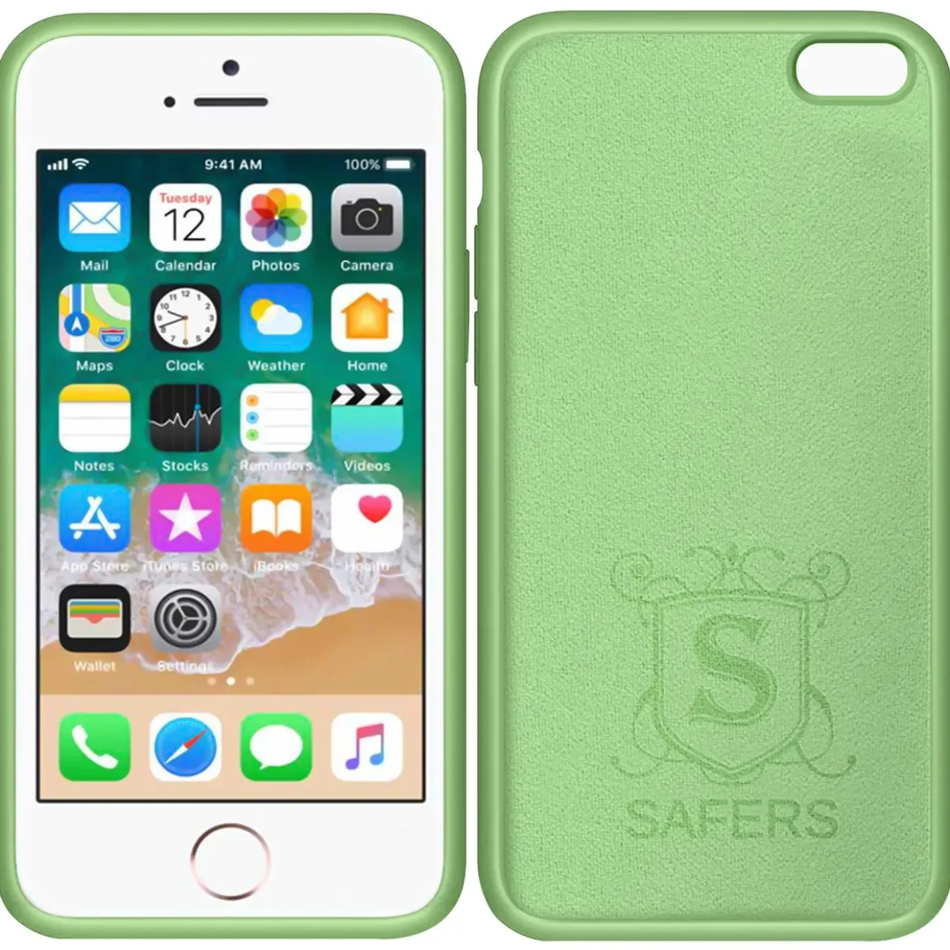 iPhone 6 / 6S - Silikon Case mit Mikrofaser-Innenseite