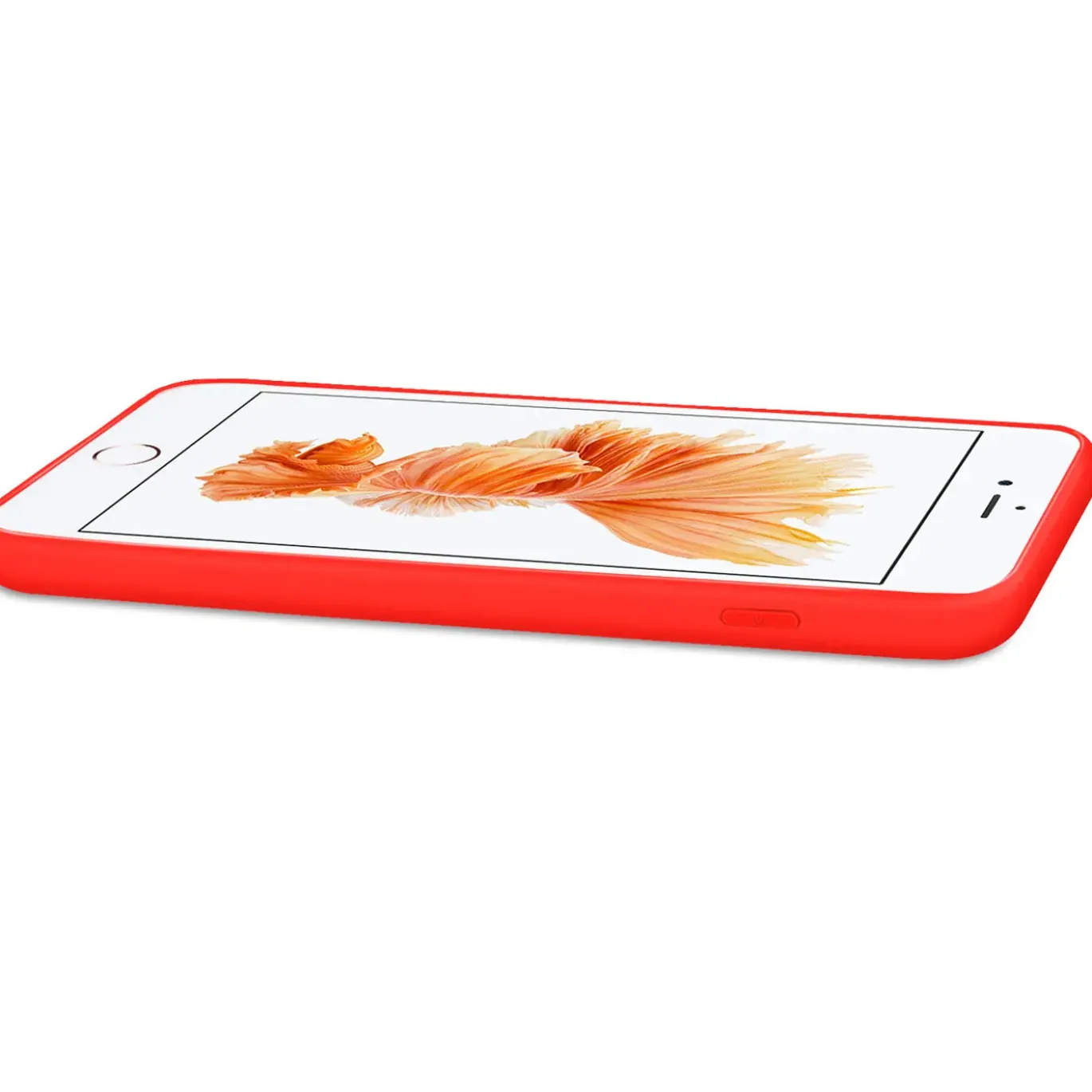 iPhone 6 / 6S - Silikon Case mit Mikrofaser-Innenseite