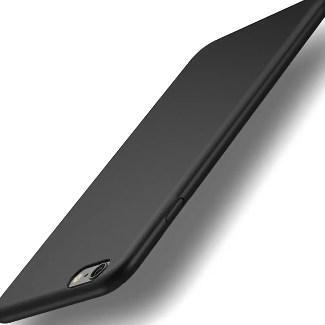 iPhone 6 / 6S - Slim Silikon Backcover Schwarz