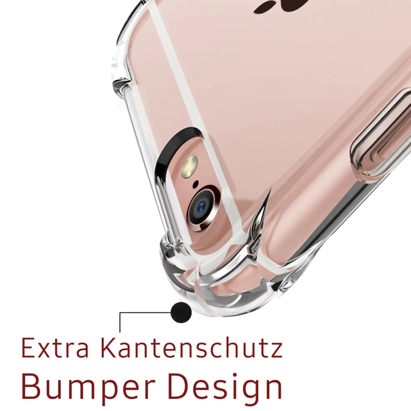iPhone 6 / 6S - Stoßfestes Clear Case