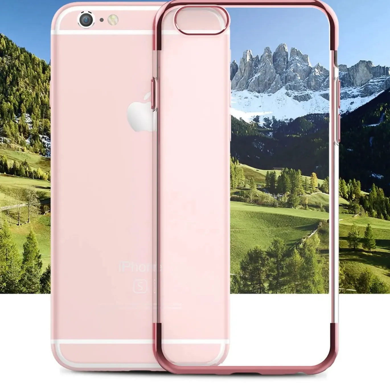 iPhone 6 / 6S - Transparente Hülle mit Akzenten