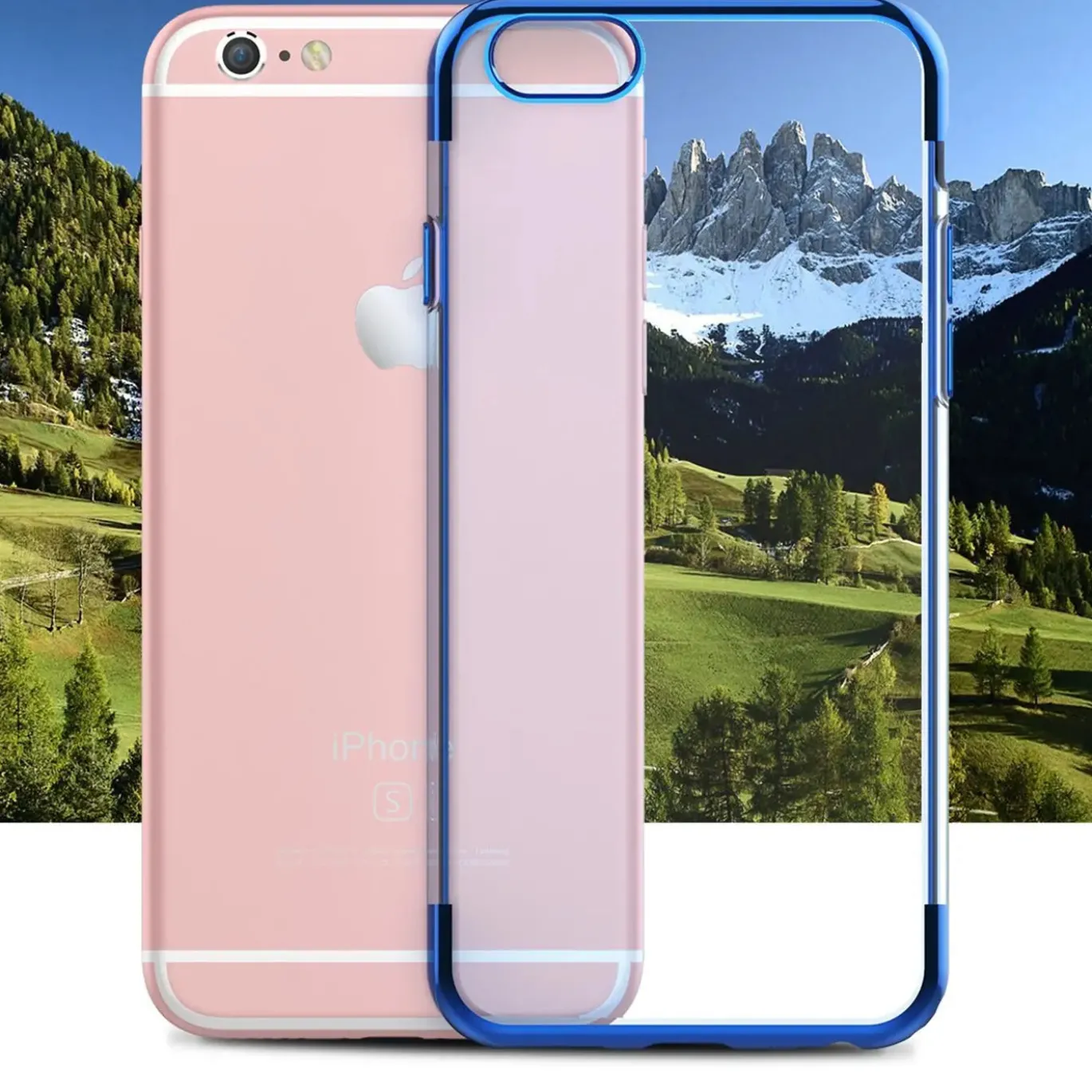 iPhone 6 / 6S - Transparente Hülle mit Akzenten