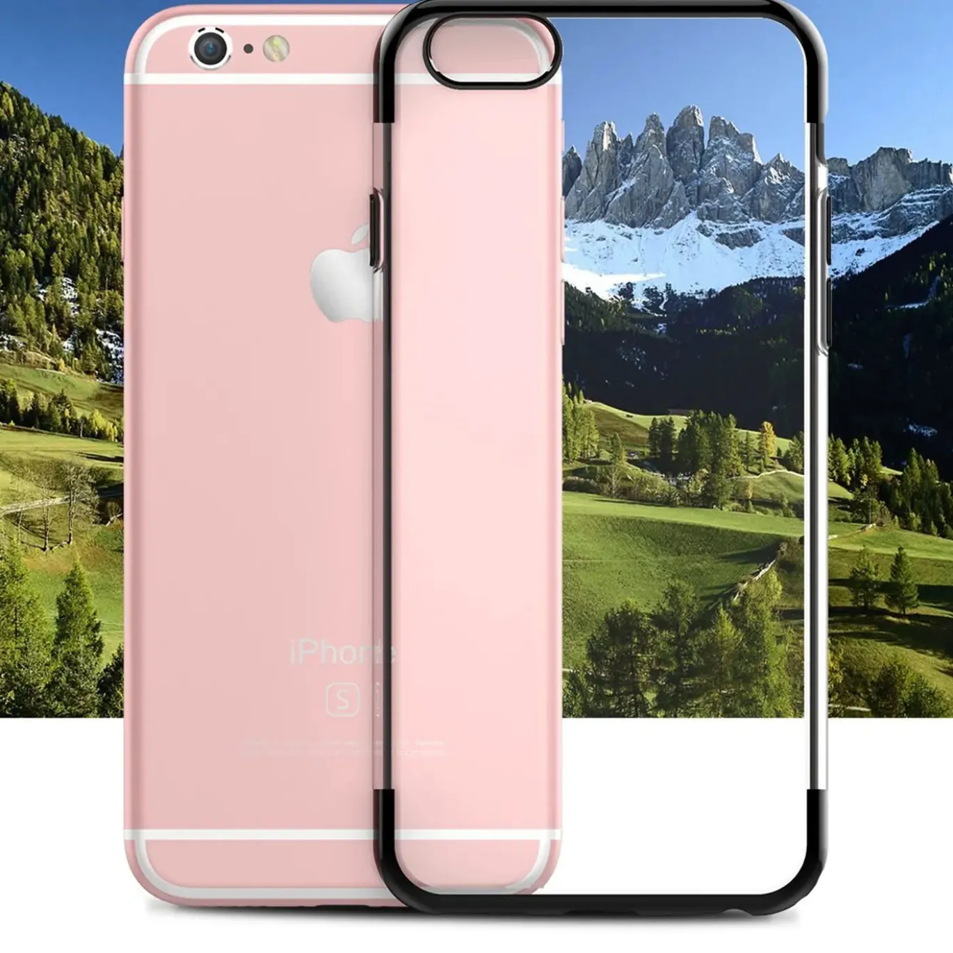 iPhone 6 / 6S - Transparente Hülle mit Akzenten