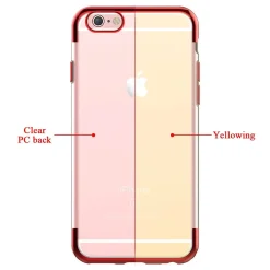 iPhone 6 / 6S - Transparente Hülle mit Akzenten