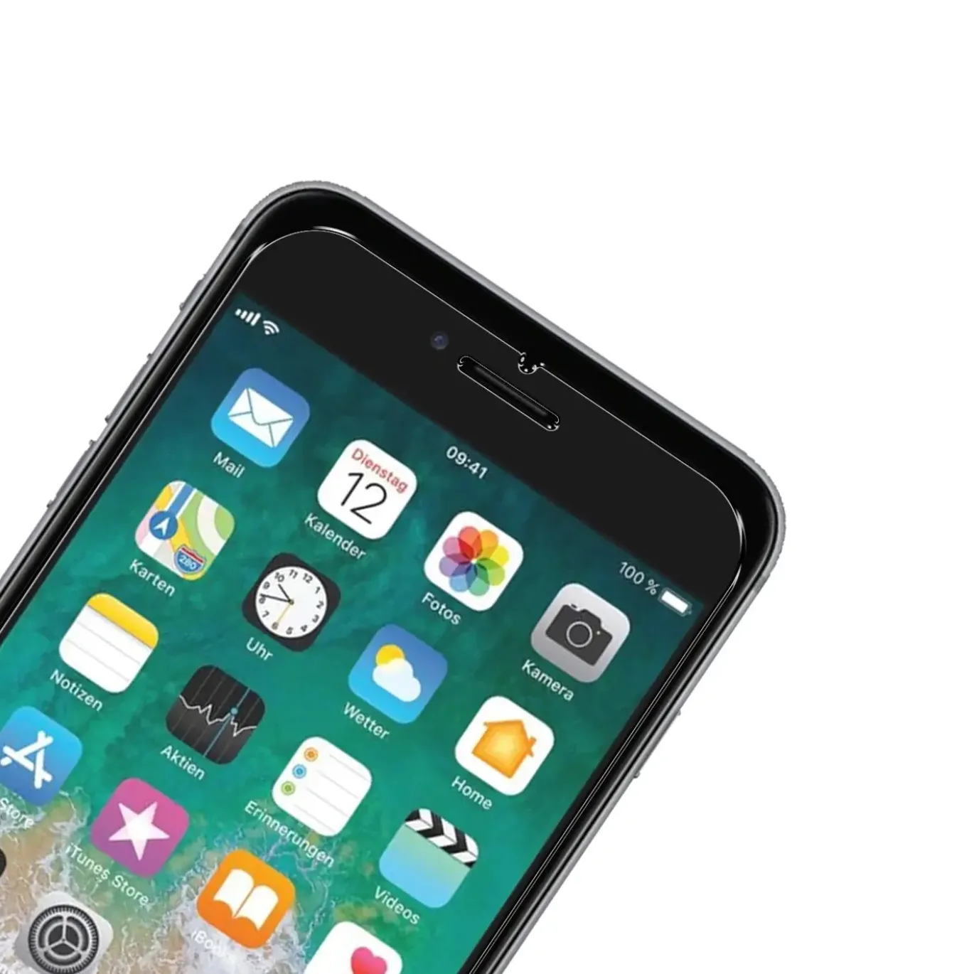 iPhone 6 / 6S - 2x 9H Panzer Glasfolie, Displayfolie