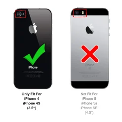 iPhone 4 / 4S - 2x 9H Panzer Glasfolie, Displayfolie