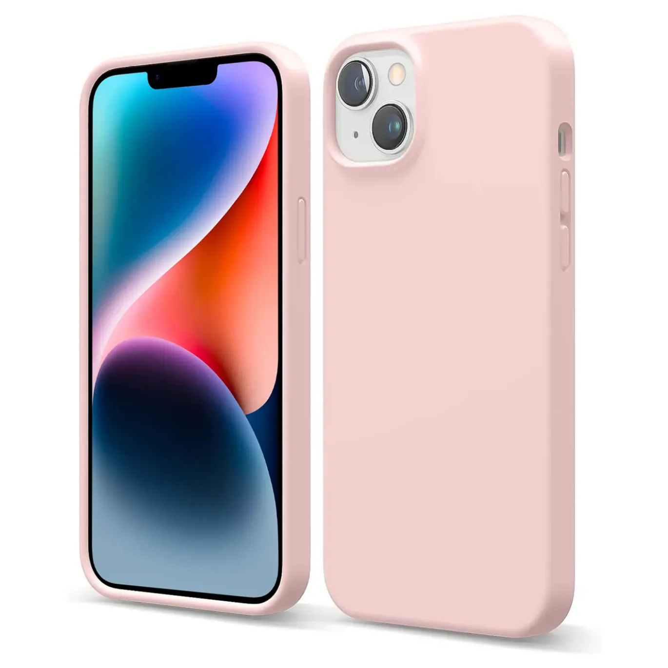 iPhone 14 - Silikon Case mit Mikrofaser-Innenseite