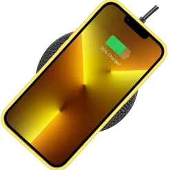 iPhone 13 - Silikon Case mit Mikrofaser-Innenseite