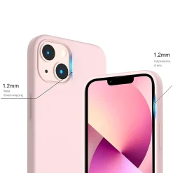 iPhone 13 - Silikon Case mit Mikrofaser-Innenseite