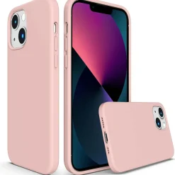 iPhone 13 - Silikon Case mit Mikrofaser-Innenseite