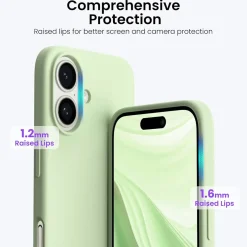iPhone 16 - Silikon Case mit Mikrofaser-Innenseite