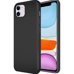 iPhone 11 - Silikon Case mit Mikrofaser-Innenseite