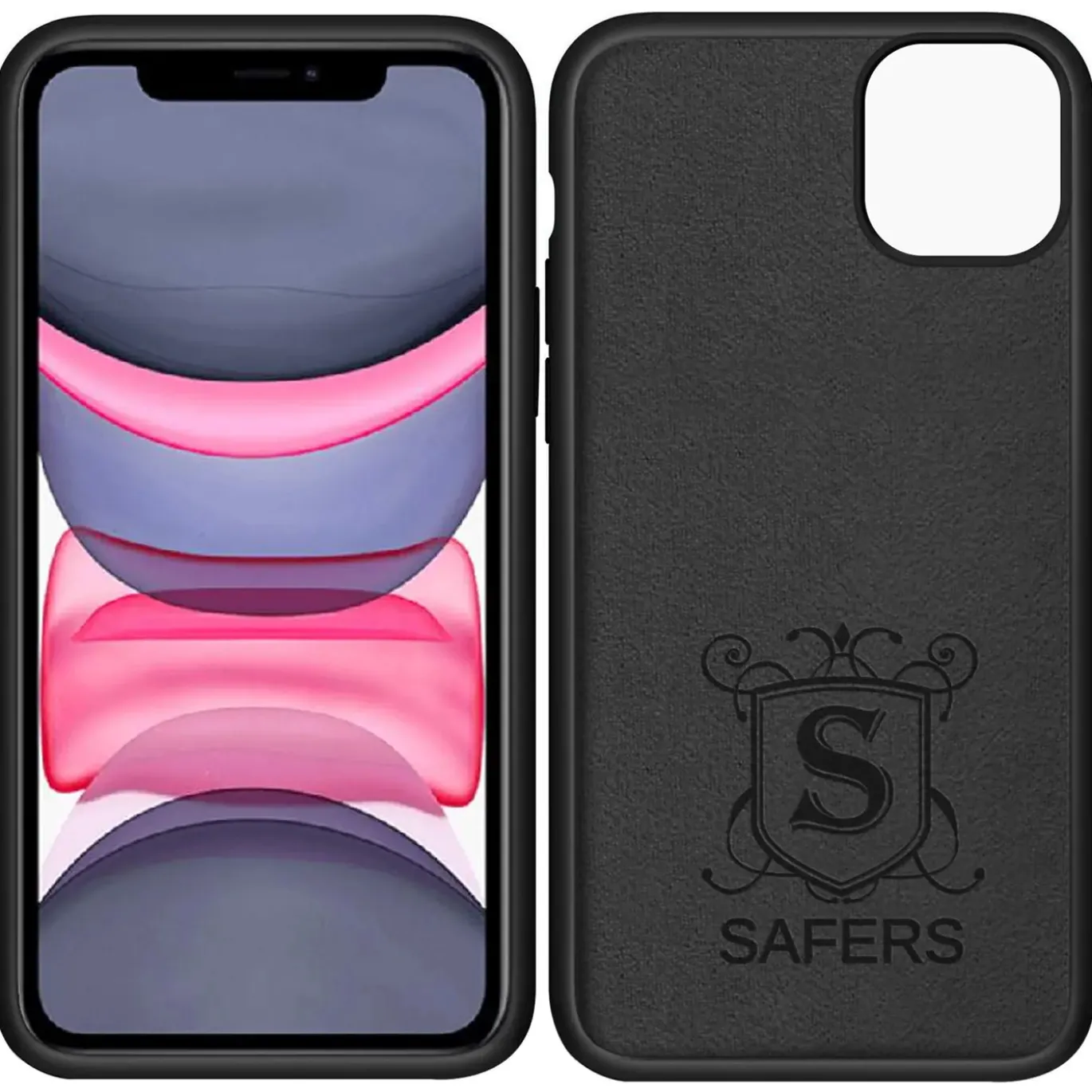 iPhone 11 - Silikon Case mit Mikrofaser-Innenseite