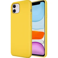 iPhone 11 - Silikon Case mit Mikrofaser-Innenseite