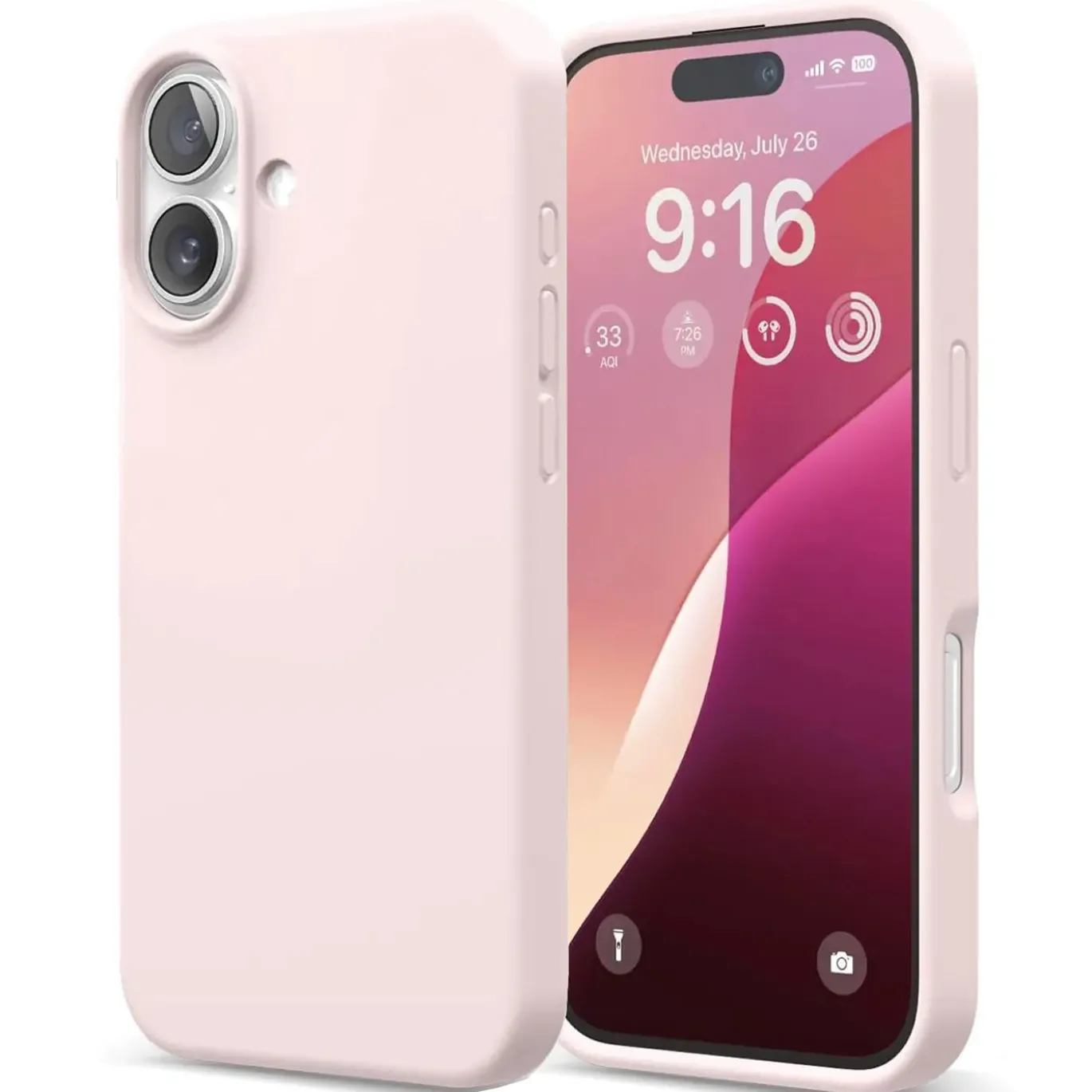 iPhone 17 - Silikon Case mit Mikrofaser-Innenseite