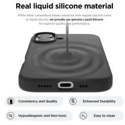 iPhone 17 - Silikon Case mit Mikrofaser-Innenseite