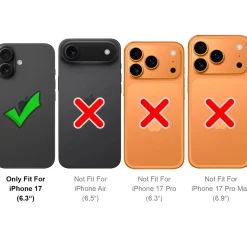 iPhone 17 - Silikon Case mit Mikrofaser-Innenseite