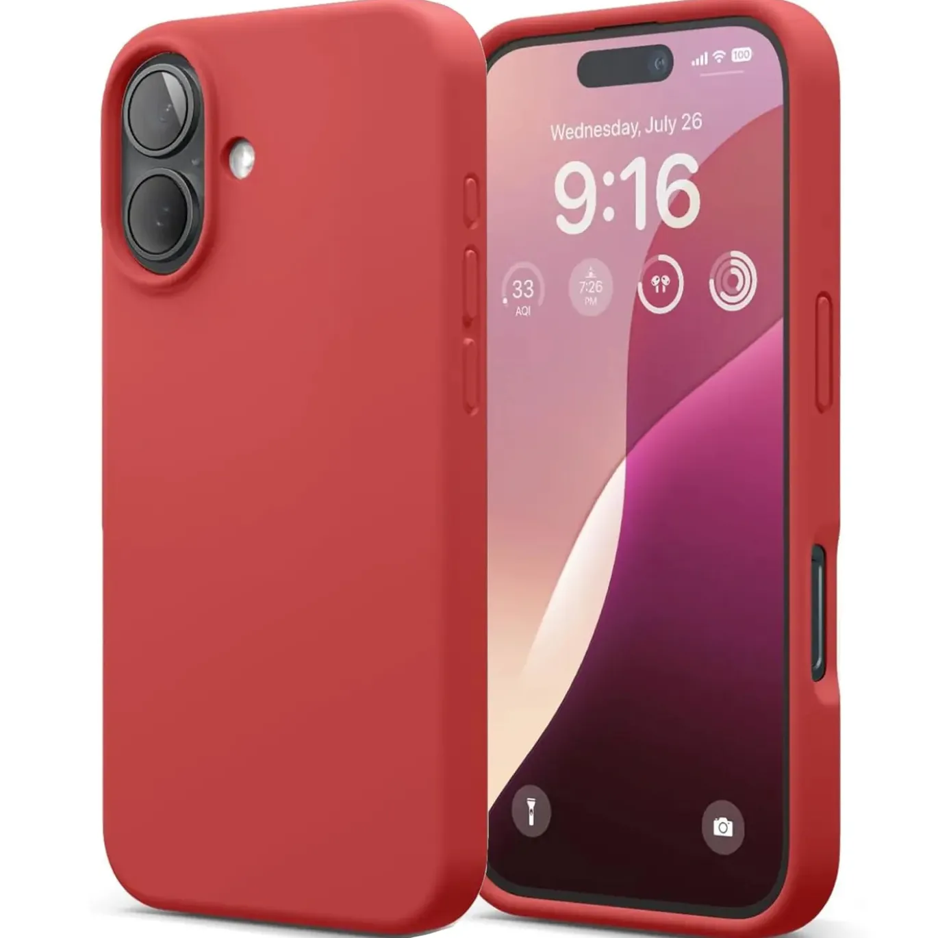 iPhone 17 - Silikon Case mit Mikrofaser-Innenseite