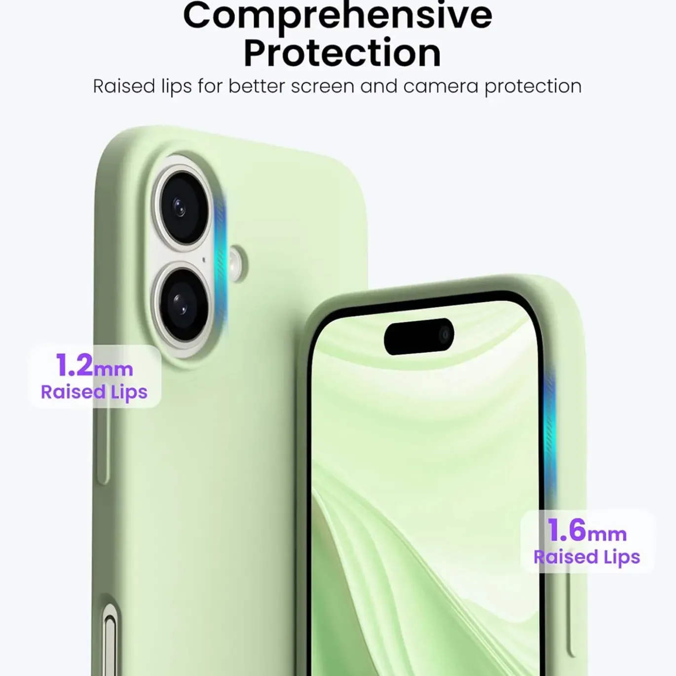 iPhone 17 - Silikon Case mit Mikrofaser-Innenseite