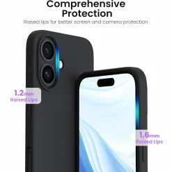 iPhone 17 - Silikon Case mit Mikrofaser-Innenseite