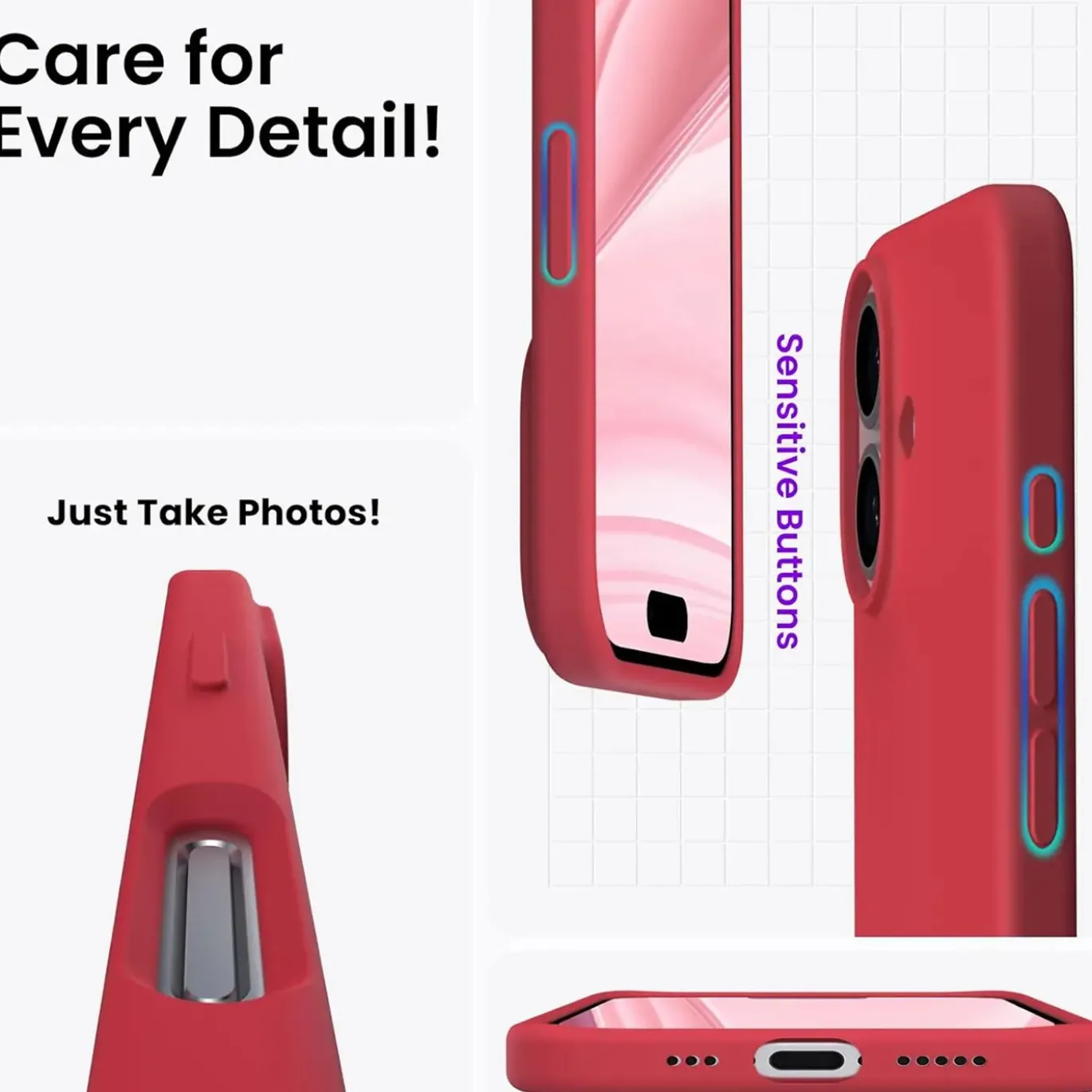 iPhone 17 - Silikon Case mit Mikrofaser-Innenseite