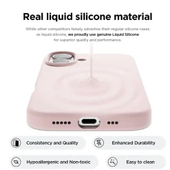 iPhone 17 - Silikon Case mit Mikrofaser-Innenseite