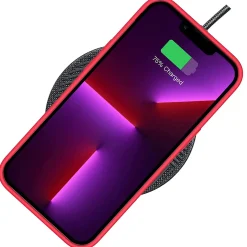 iPhone 15 - Silikon Case mit Mikrofaser-Innenseite