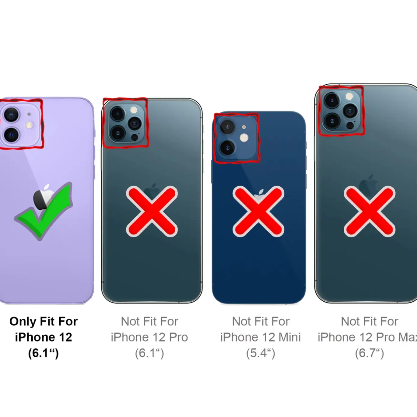 iPhone 12 - Silikonhülle mit Kartenfach & Kameraschutz