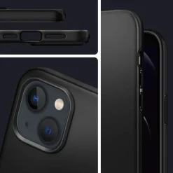 iPhone 13 - Slim Silikon Backcover Schwarz